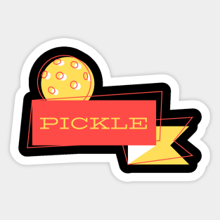 Funny Pickleball Sticker